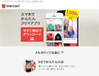 売買の際の交渉が活発なメルカリ